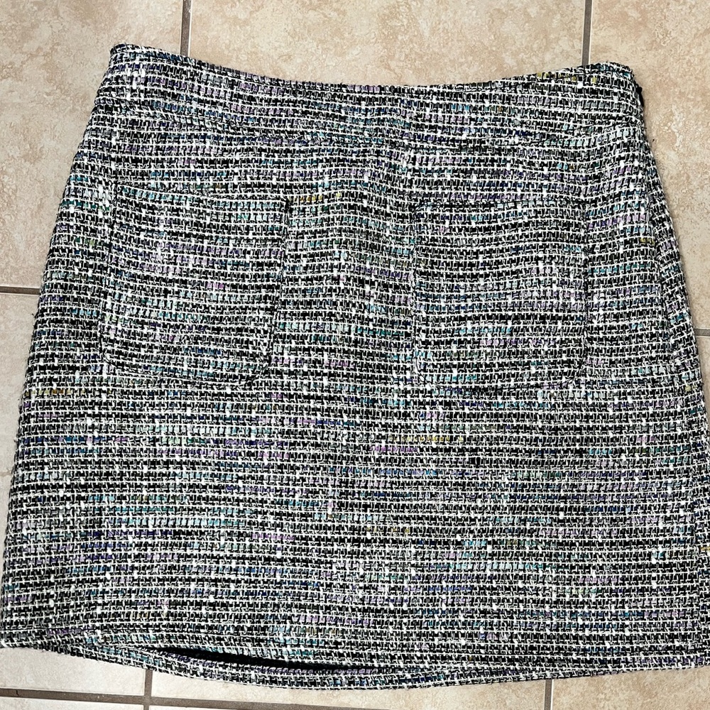 Loft tweed skirt